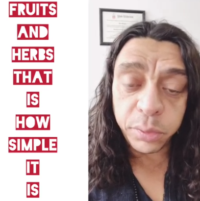 Fruits and herbs - the solution to wellness and vitality