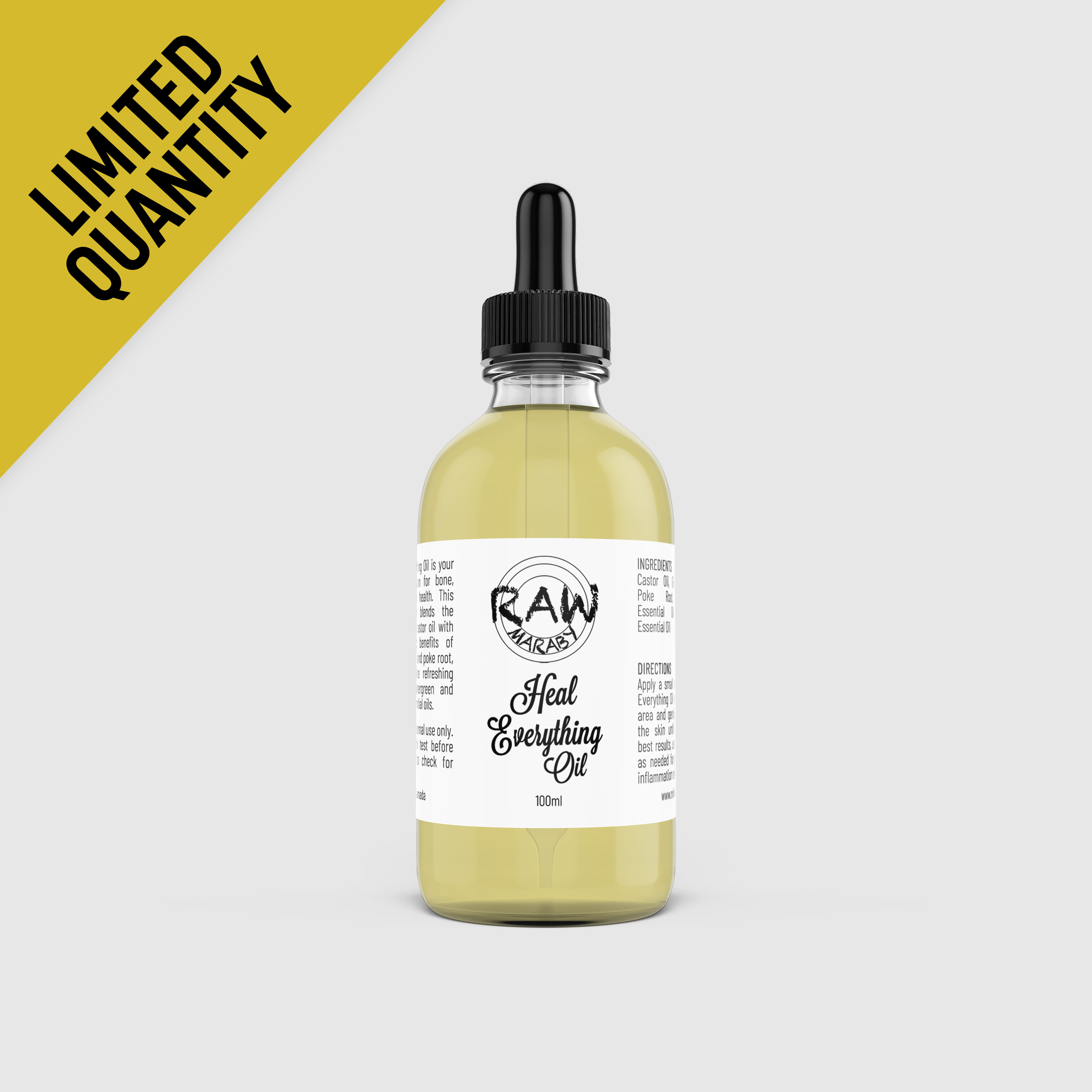 Heal Everything Oil Mira Herbals Inc / Raw Maraby