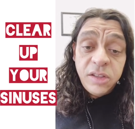 Clear up your sinuses - detox and detoxification