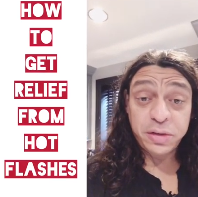 How to get relief from hot flashes