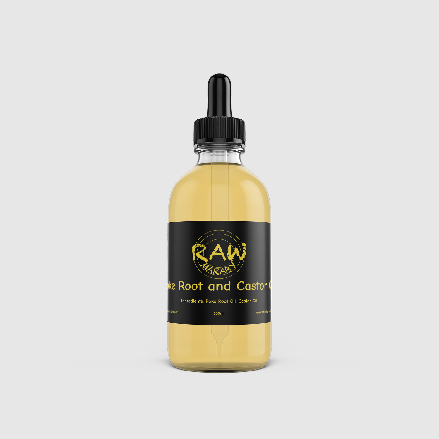 Poke Root and Castor Oil – Mira Herbals Inc / Raw Maraby